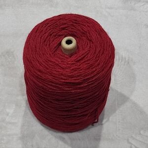 Red Yarn Cone